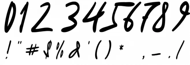 Pentecoste Demo Regular Font OTHER CHARS