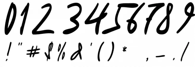 Pentecoste Demo Regular Font OTHER CHARS