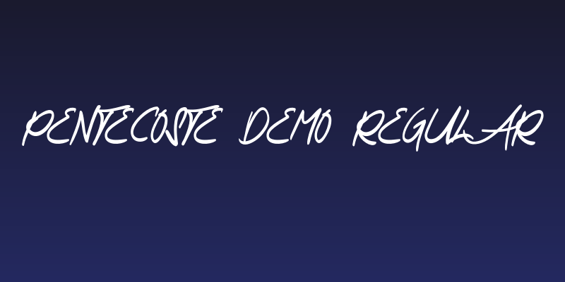 Pentecoste Demo Regular Social Header