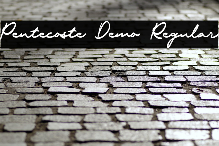 Pentecoste Demo Regular Example 3