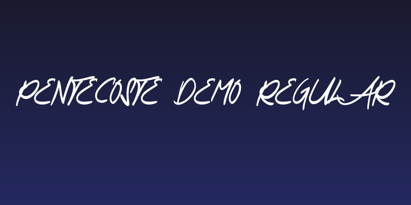 Pentecoste Demo Regular Social Header