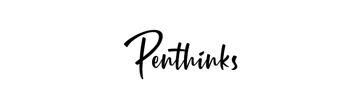Penthinks  Descarca Fonturi Gratis