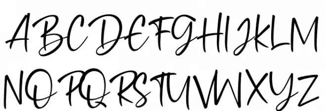 Penthinks Schriftart Groß