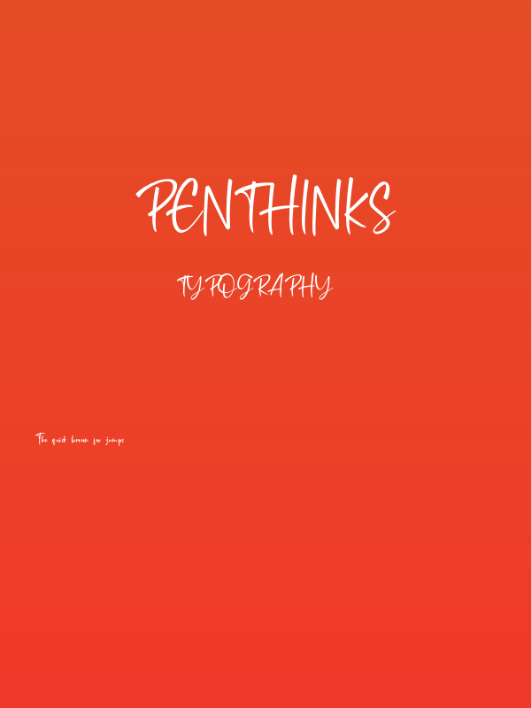 Penthinks Poster