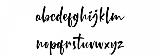 Penthinks Font LOWERCASE