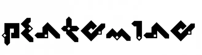 Pentomino  font caratteri gratis