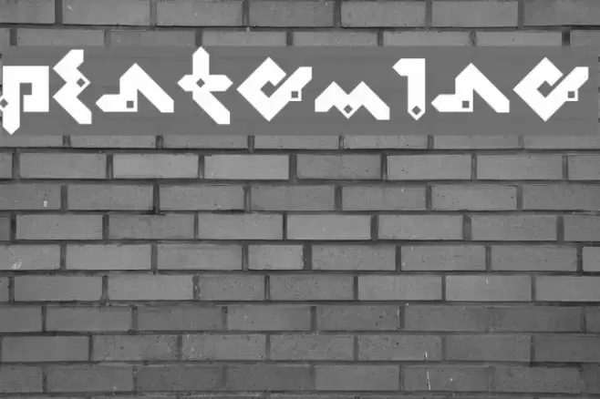 Pentomino Schriftart examples