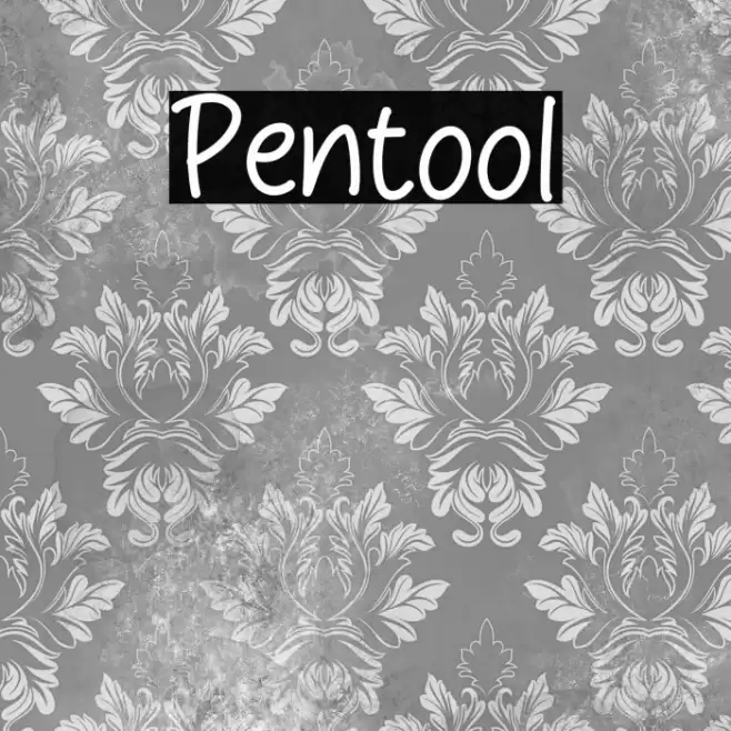 Pentool Font examples
