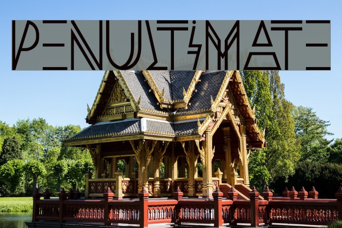 Penultimate Font examples
