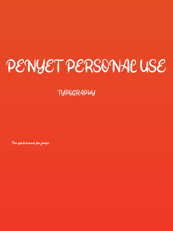 Penyet Personal Use Poster