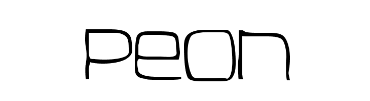 Peon  Frei Schriftart Herunterladen