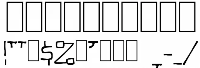 Peon Font OTHER CHARS