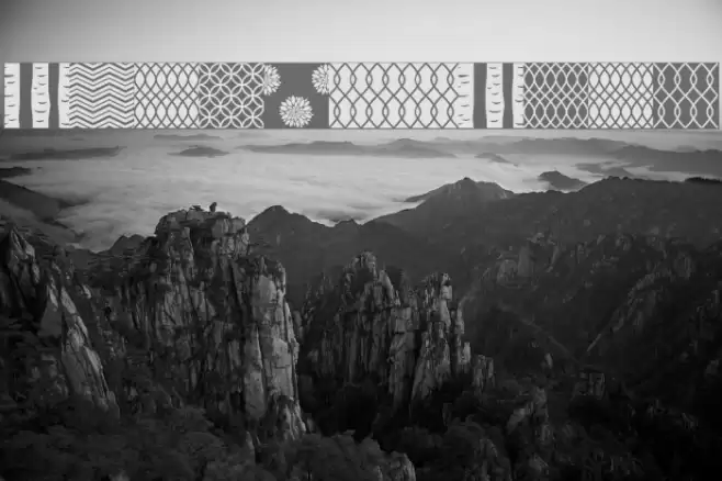 Peoni Patterns Font examples