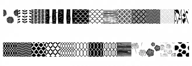 Peoni Patterns Fuentes MINÚSCULAS