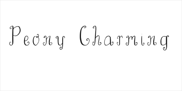 Peony Charming Logo