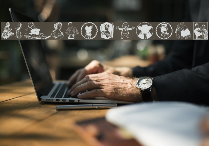 People 1 Font examples