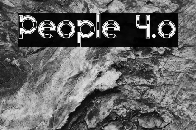 People 4.o Font examples