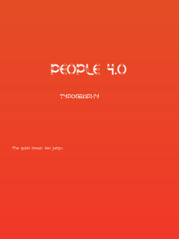 People 4.o Poster