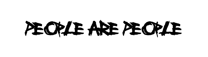 People Are People  Fuentes Gratis Descargar