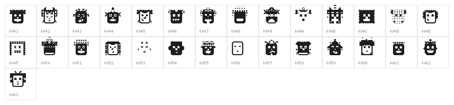 People Diverse Regular Character Map