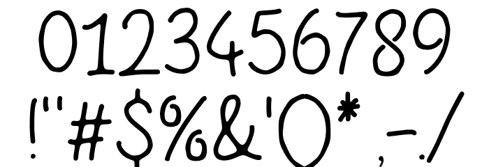People Dream Font OTHER CHARS