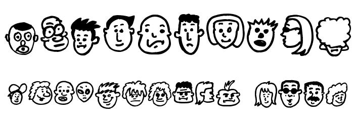 People freak Font OTHER CHARS