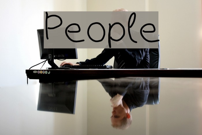 People Font examples