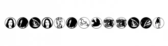 PeopleButtons  Frei Schriftart Herunterladen