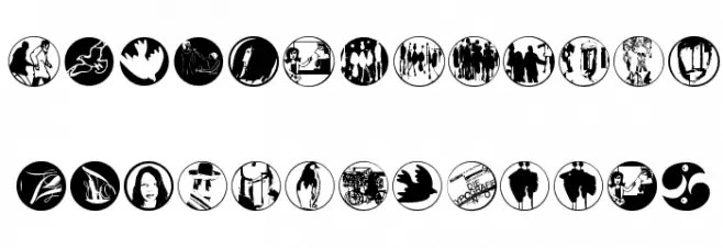 PeopleButtons फ़ॉन्ट लोअरकेस
