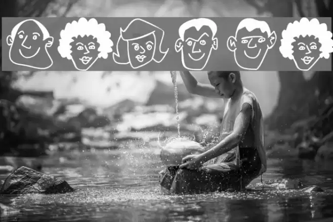 People Font examples