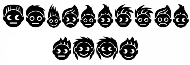 Peoples Regular Font OTHER CHARS