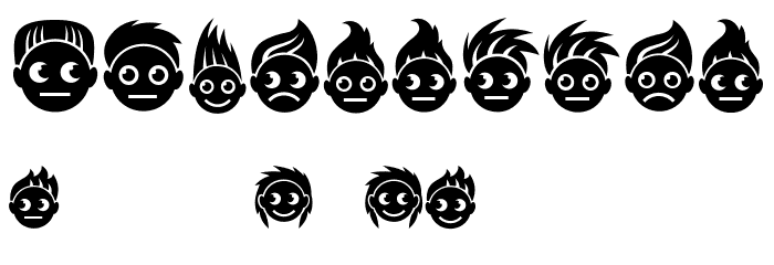 Peoples Regular Font OTHER CHARS