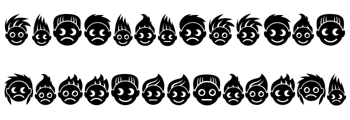 Peoples Regular Font LOWERCASE