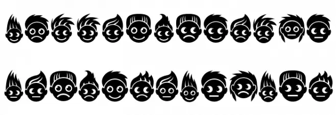 Peoples Regular Font UPPERCASE