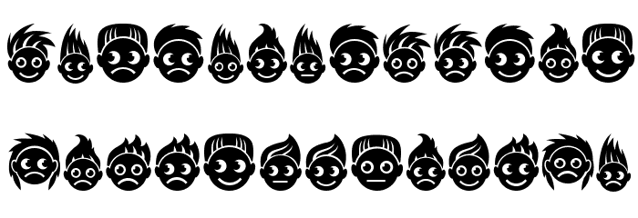 Peoples Regular Font LOWERCASE