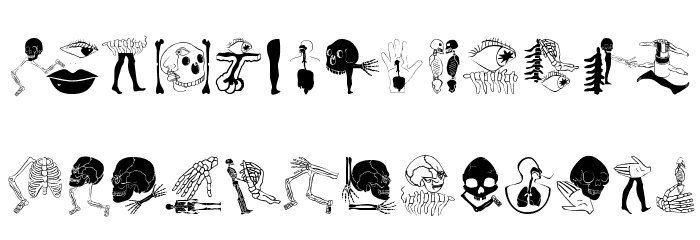 PeoplesParts Font LOWERCASE
