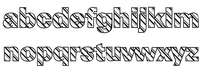 Pep O Mint Normal Font LOWERCASE