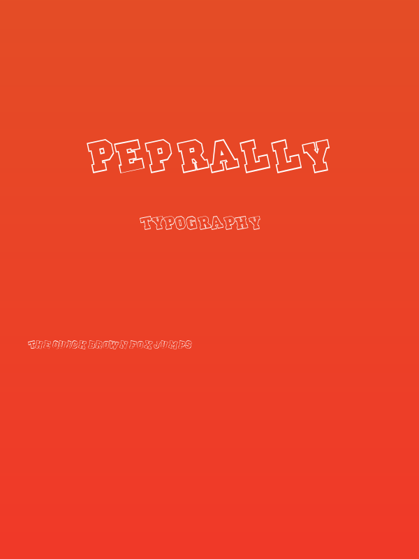 Pep Rally Poster