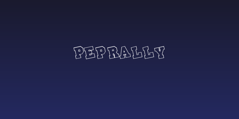 Pep Rally Social Header