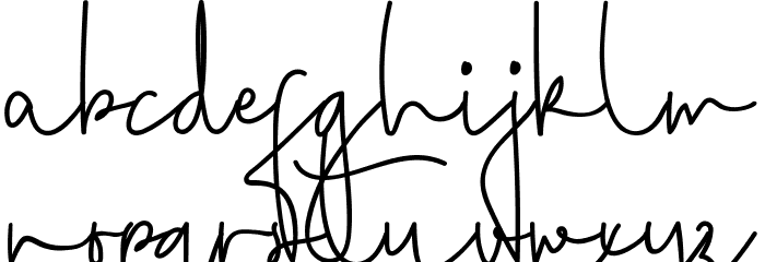 Pep Talk Demo Script Font LOWERCASE