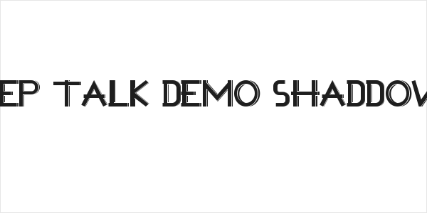 Pep Talk Demo Shaddow Logo