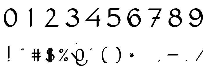 Peperklips Klassiek Mono Font OTHER CHARS