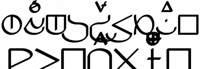Peperklips Klassiek Mono Schriftart Groß