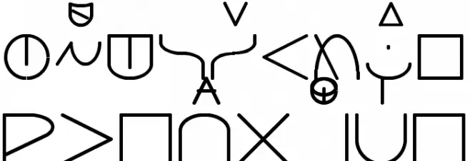 Peperklips Redis Mono Fonte MINÚSCULAS