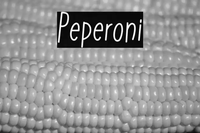 Peperoni Caratteri examples