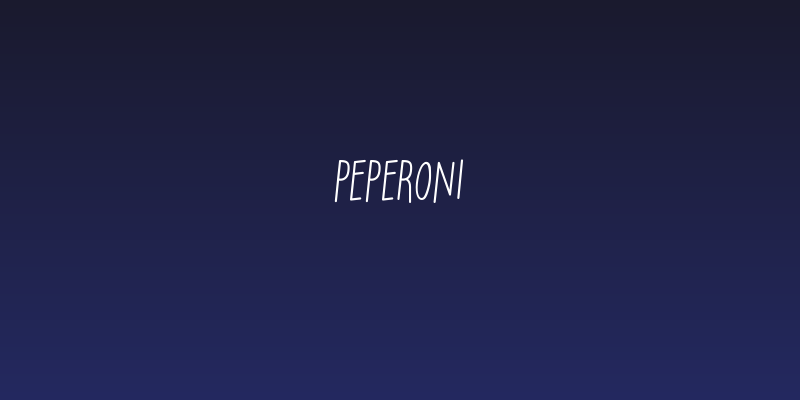 Peperoni Social Header
