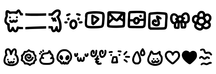Peperrito Ornaments Regular Font LOWERCASE