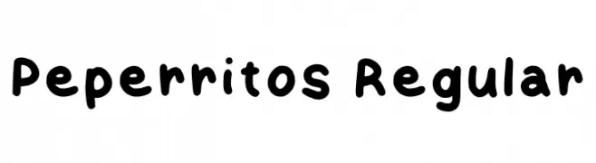 Peperritos Regular  Fuentes Gratis Descargar