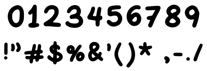 Peperritos Regular Font OTHER CHARS