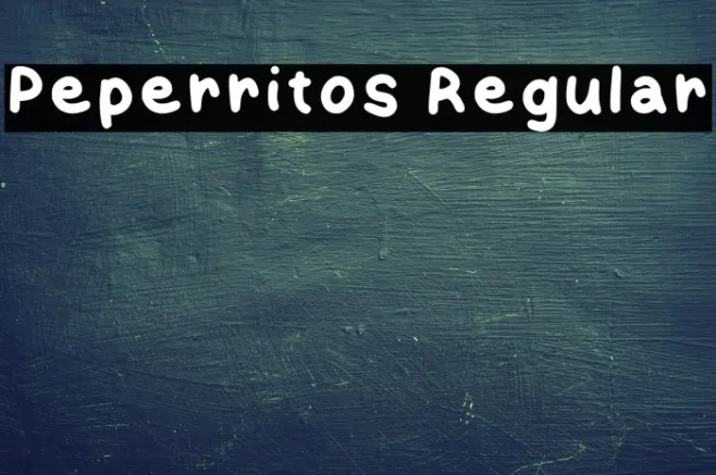 Peperritos Regular Example 3